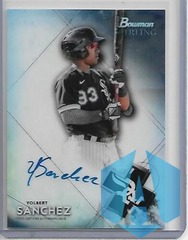 2021 Bowman Sterling Yolbert Sanchez #BSPA-YSA Auto Chicago White Sox
